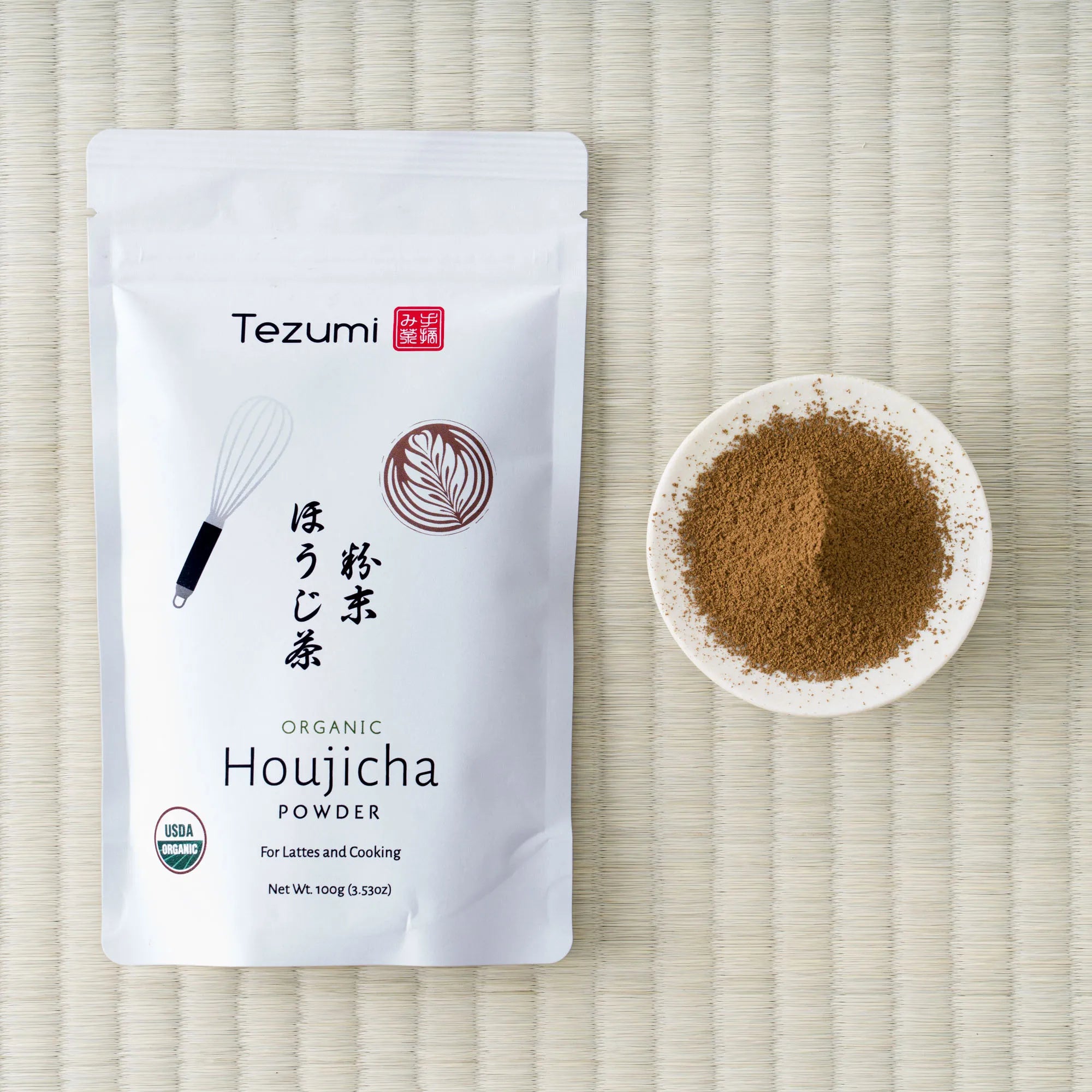 Organic Houjicha Powder – Tezumi