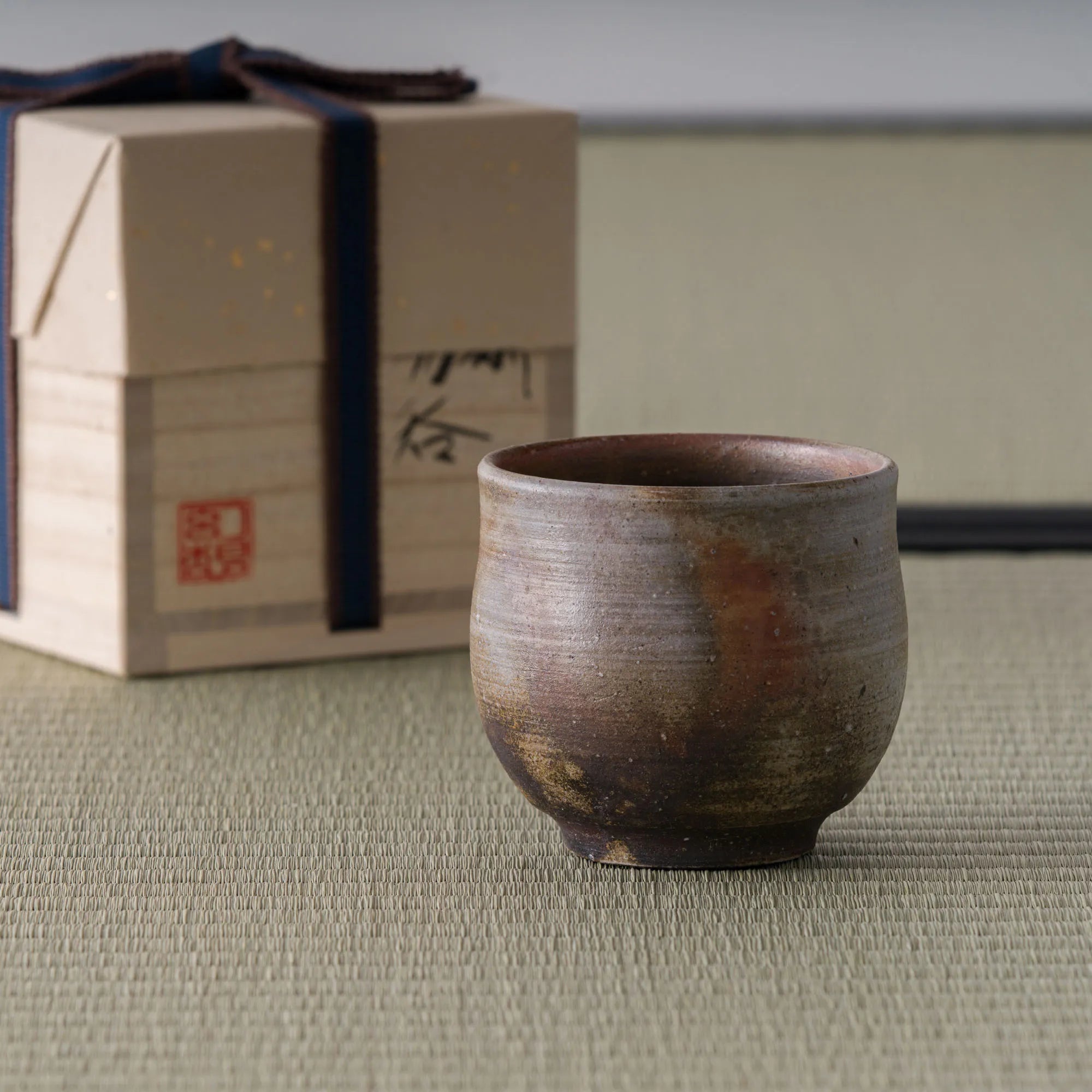 Sangiri Bizen-yaki Teacup - 250ml – Tezumi