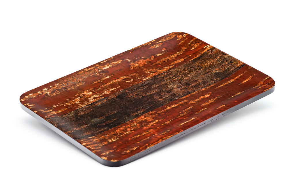 Striped Naga-bon - Wooden Cherry Bark Tray – Tezumi