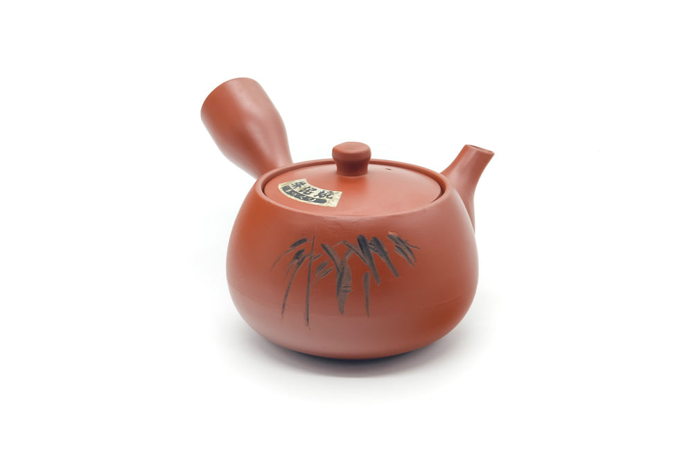 Japanese Kyusu - Engraved Mesh Tokoname Teapot - 340ml – Tezumi