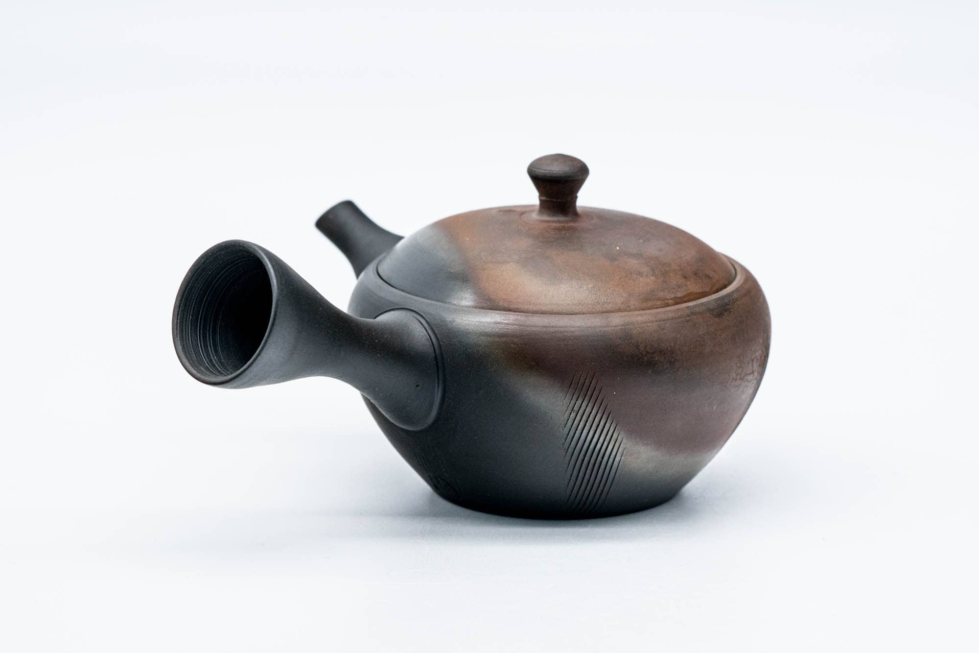 Japanese Kyusu - 玉光 Gyokko Kiln - Kokudei Kushime Yōhen Tokoname-yaki Ceramic Teapot - 100ml