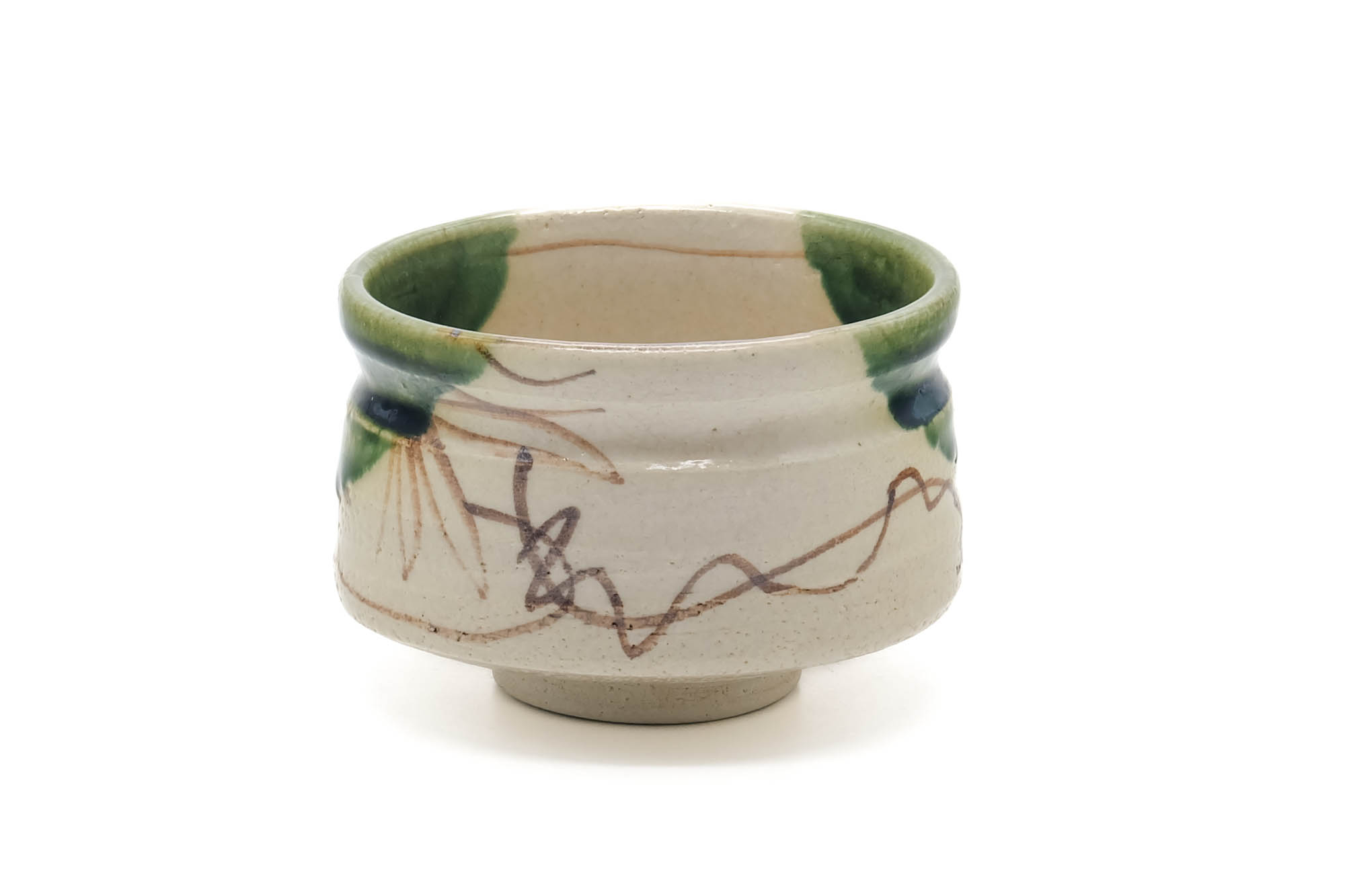 Michikazu Sakai - Oribe ware chawan (Matcha bowl)