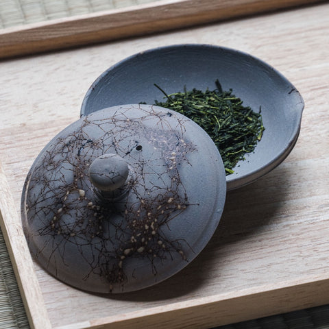 Mogake with deep steamed tea leaves