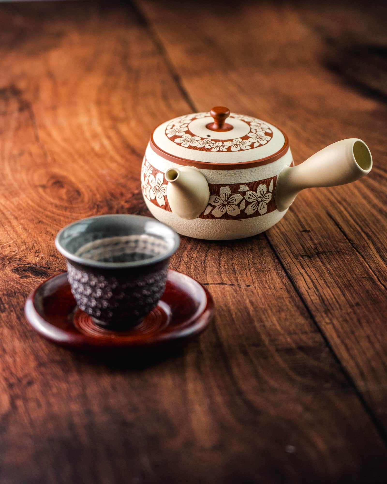 Igura Toshiya Ao-Mishima Kiyomizu Yunomi Teacup - Thumbnail 3