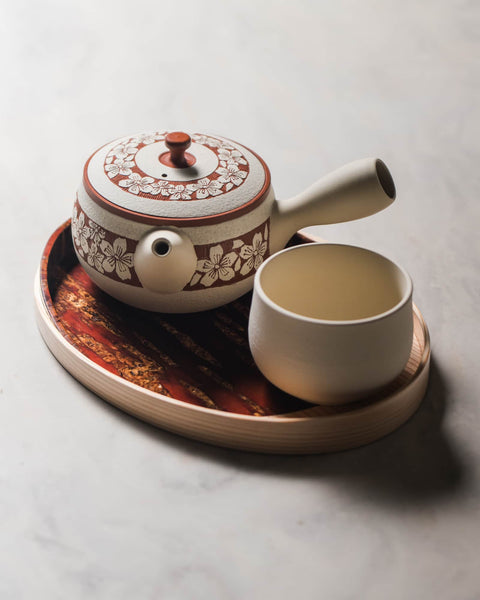 Engraved Sakura Tokoname Teapot - 250ml