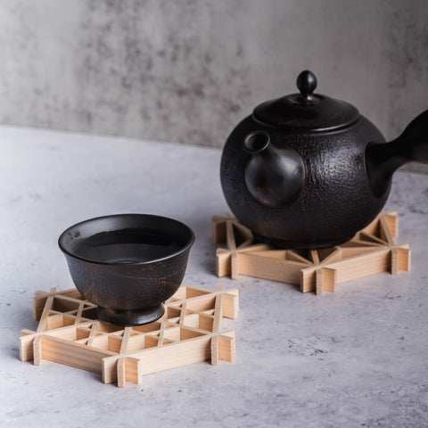 Cypress Wooden Coasters Kumiko Kit