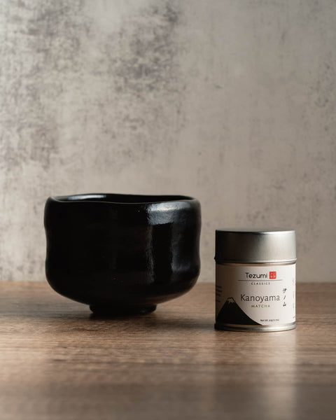 Classic Black Kuro-Raku Chawan