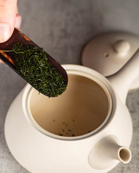 Trapezoidal White Tokoname Teapot - 200ml