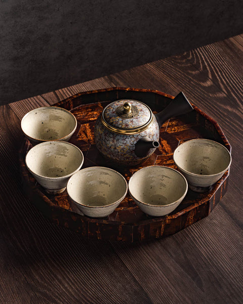 Kabazaiku Maru-bon - 16-sided Wooden Cherry Bark Tray