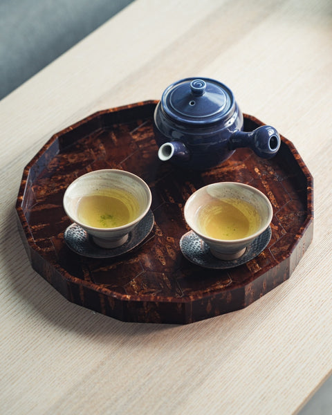 Kabazaiku Maru-bon - 16-sided Wooden Cherry Bark Tray