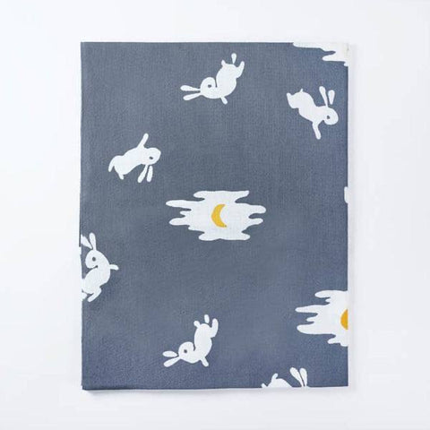 Tenugui Towel - Bunnies in the Moonlight