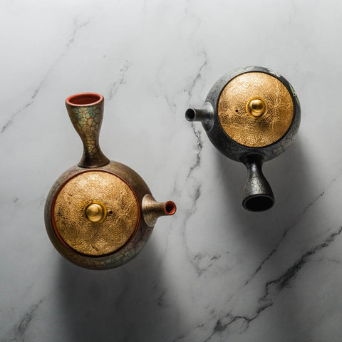 Gold Tenmoku Tokoname Teapot - 240ml