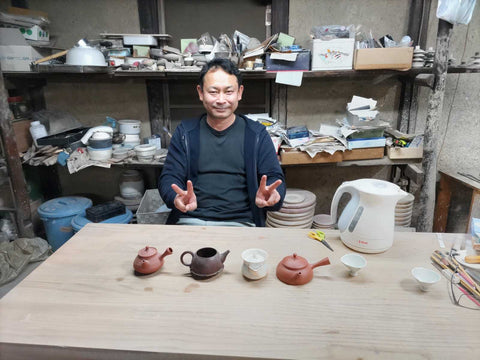 Maekawa-san at his workshop