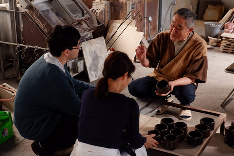 Aka-raku Seppō Replica Red Raku Chawan