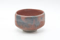 Tezumi — Japanese Matcha Bowl - 藤沢栗山 Fujisawa Ritsuzan - Red Black Aka-raku Chawan - 500ml — front view