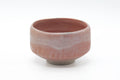 Tezumi — Japanese Matcha Bowl - 藤沢栗山 Fujisawa Ritsuzan - Red Black Aka-raku Chawan - 500ml — front view from another angle