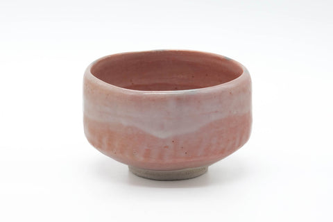 Japanese Matcha Bowl - 藤沢栗山 Fujisawa Ritsuzan - Red Black Aka-raku Chawan - 500ml