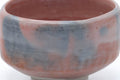 Tezumi — Japanese Matcha Bowl - 藤沢栗山 Fujisawa Ritsuzan - Red Black Aka-raku Chawan - 500ml — tipped to show the interior