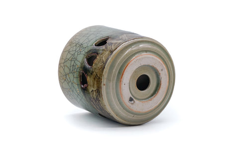 Japanese Teacup - Classic Double-Walled Obori Soma-yaki Yunomi - 110ml