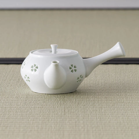 Sakura Crystal Carving Porcelain Teapot - 250ml