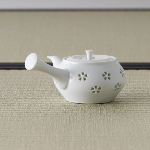 Sakura Crystal Carving Porcelain Teapot - 250ml