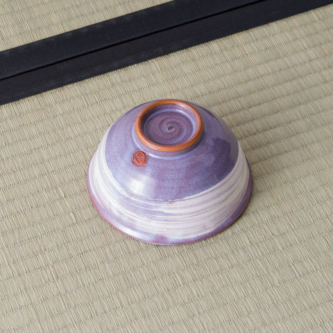Purple Mishima Hakeme Chawan