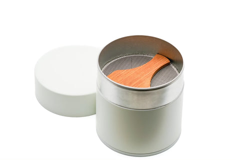 Matte Metal Matcha Sifter Canister