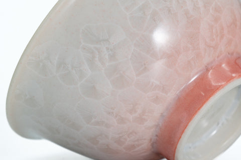 Pink Gradient Hanakessho Crystal Glaze Yunomi - 150ml