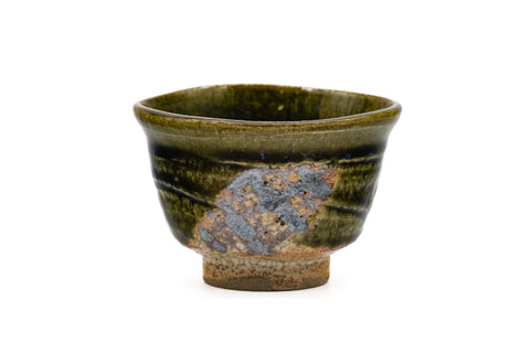 Akazu-yaki Ao-Oribe Teacup - 100ml