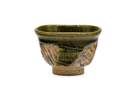 Akazu-yaki Ao-Oribe Teacup - 100ml