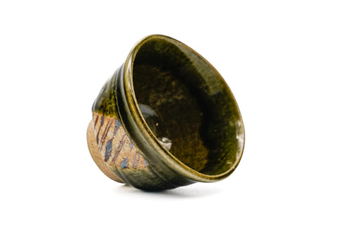 Akazu-yaki Ao-Oribe Teacup - 100ml