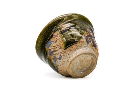 Akazu-yaki Ao-Oribe Teacup - 100ml