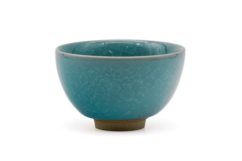 Tuquoise Snowflake Celadon Yunomi - 140ml
