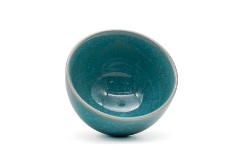 Tuquoise Snowflake Celadon Yunomi - 140ml