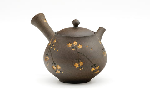 Cherry Blossom Yakishime Tokoname Teapot - 270ml
