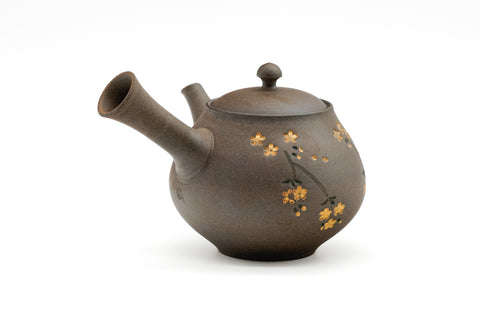 Cherry Blossom Yakishime Tokoname Teapot - 270ml