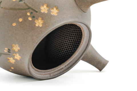 Cherry Blossom Yakishime Tokoname Teapot - 270ml