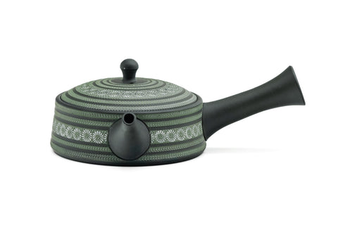 Green Mishima Kokudei Tokoname Teapot - 200ml