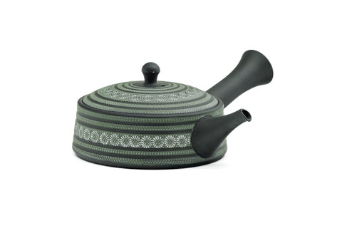 Green Mishima Kokudei Tokoname Teapot - 200ml