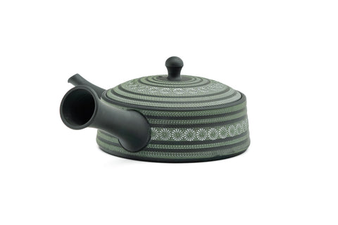 Green Mishima Kokudei Tokoname Teapot - 200ml