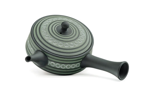 Green Mishima Kokudei Tokoname Teapot - 200ml