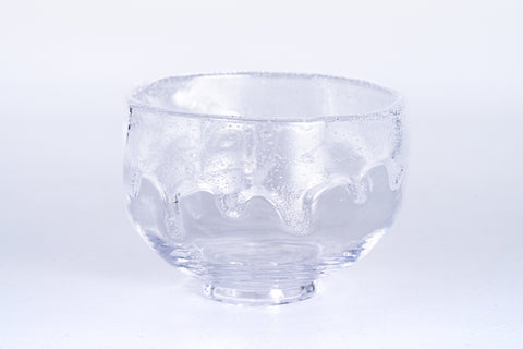 Glass Raku Makugusuri Spouted Matcha Bowl