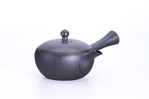 Metallic Black-Brown Tokoname Teapot - 160ml