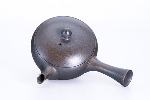 Metallic Black-Brown Tokoname Teapot - 160ml
