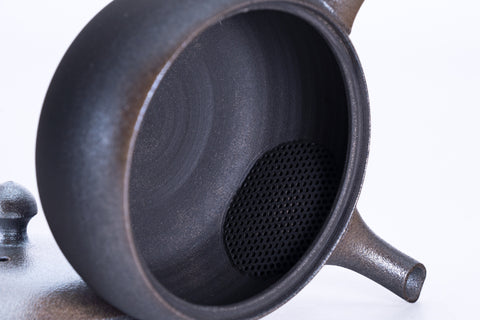 Metallic Black-Brown Tokoname Teapot - 160ml