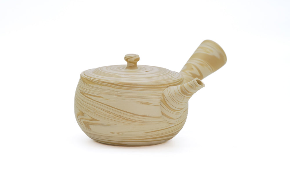 Tōsen Kiln Nerikomi Marbled Tokoname Teapot - Thumbnail 3