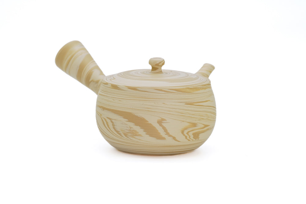 Tōsen Kiln Nerikomi Marbled Tokoname Teapot