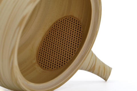 Yellow Nerikomi Marbled Tokoname Teapot - 250ml