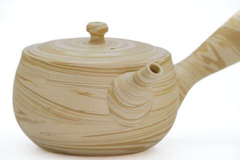 Yellow Nerikomi Marbled Tokoname Teapot - 250ml