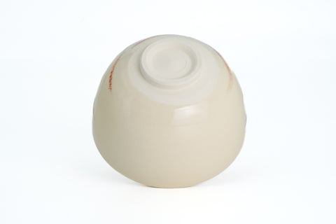 Flock of Cranes Over Mt. Fuji Chawan